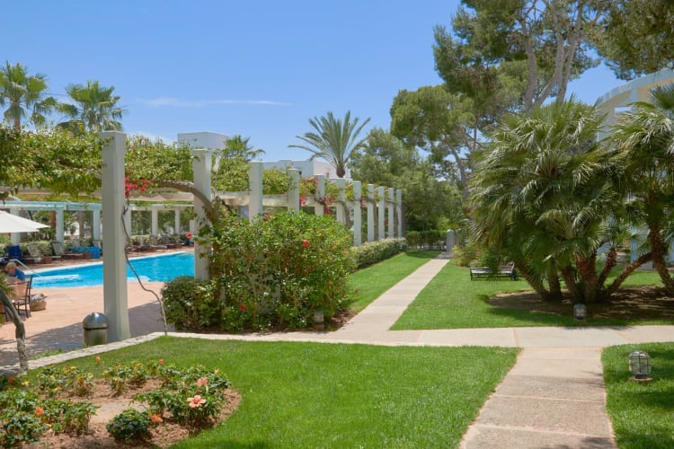 Gardens and pool
